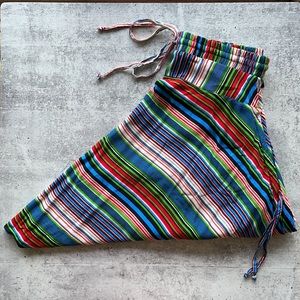 Striped Buddha Pants NWOT